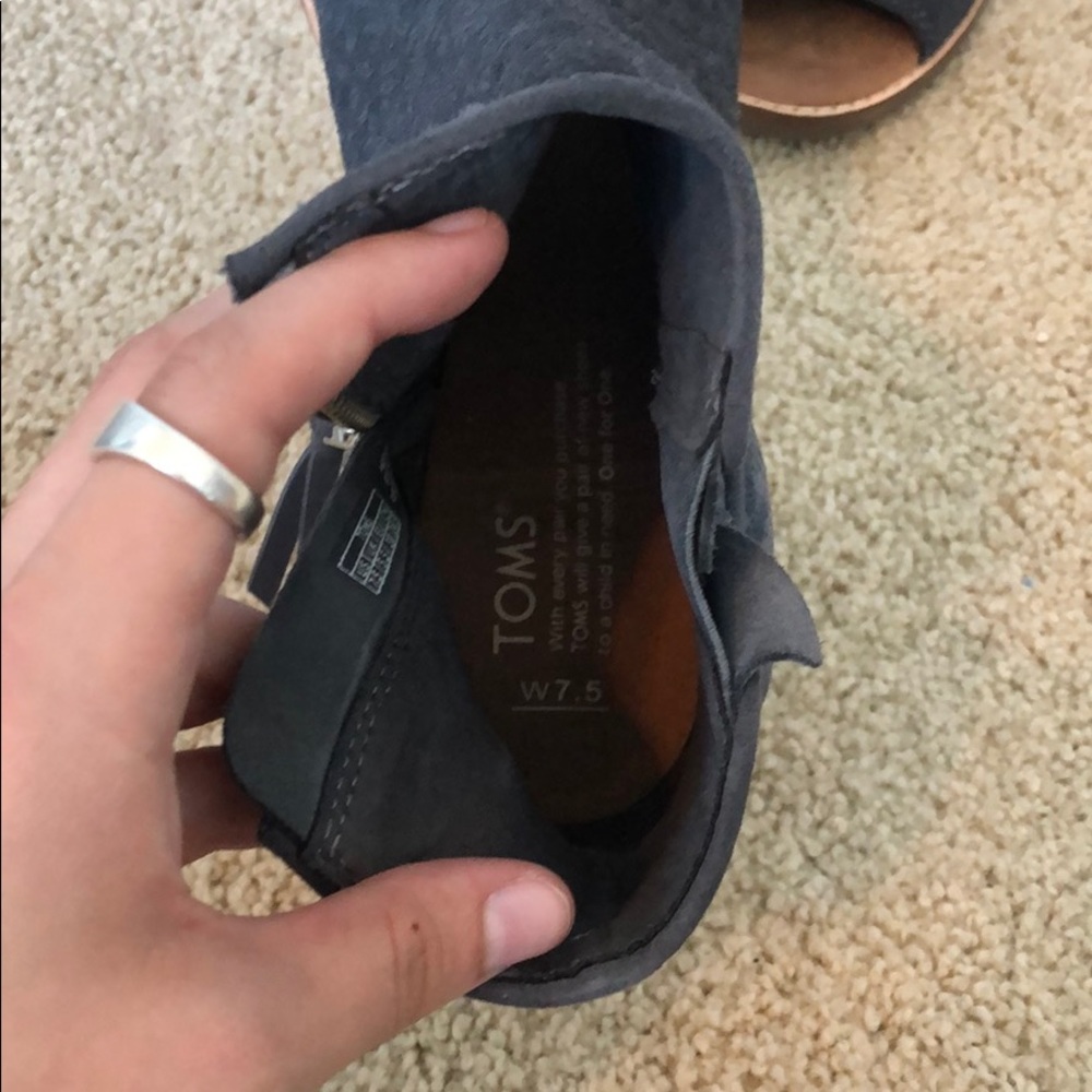 Grey-Blue Booties - Picture 6 of 7